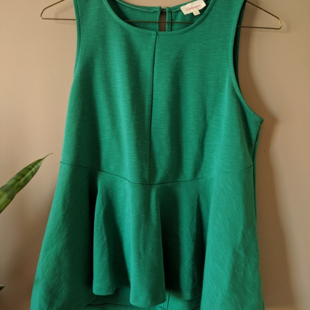Jade sleeveless top (Anthropologie)